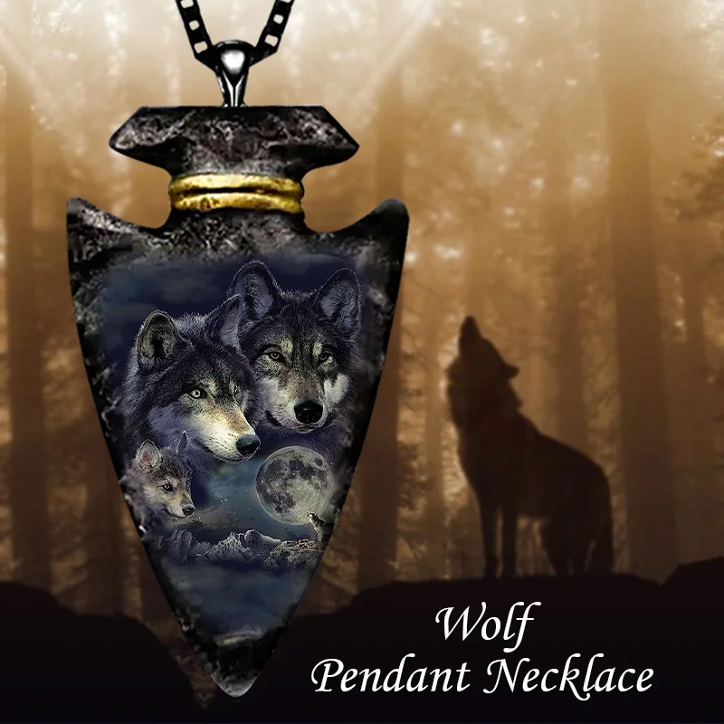 

Creative and personalized male beast wolf head necklace, personalized street wolf head necklace, party anniversary gift