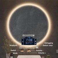 Умное круглое зеркало#5