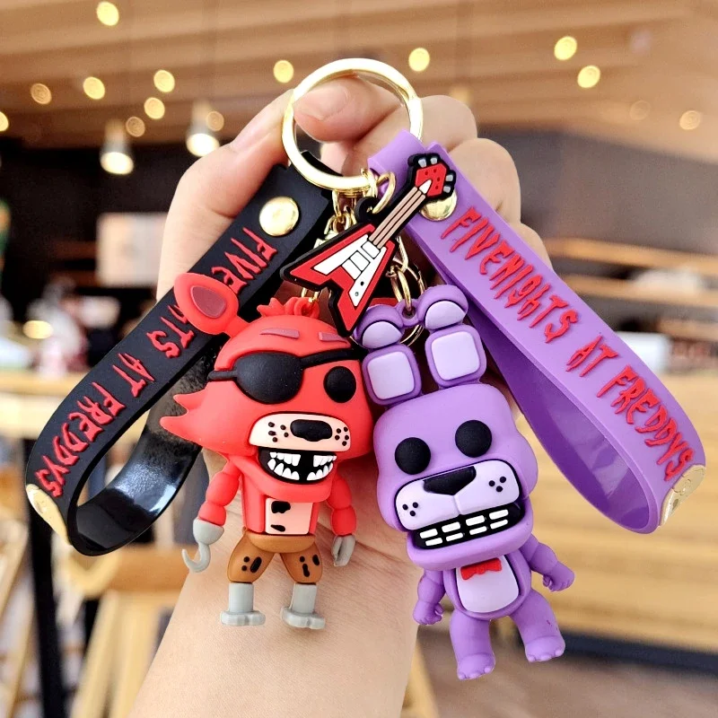 FNAF Keychains Kawaii Anime Figure Five Nights At Freddy's Key Chains Cute  Keychain Car Pendants Decoration Kids Gifts Toys - AliExpress