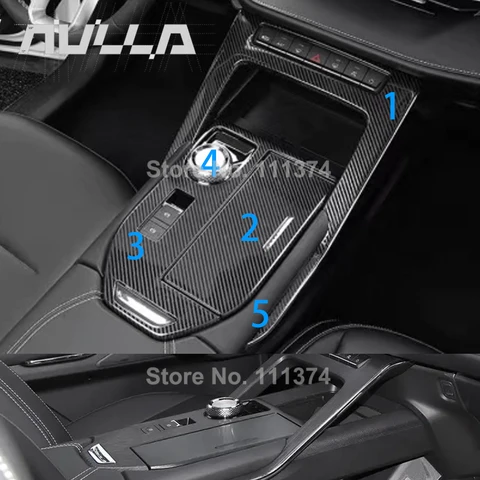 Карбоновый вид для Haval H6 3-го поколения GT 2021-2024 H6S HEV PHEV, коробка переключения передач, панель, накладка, наклейки