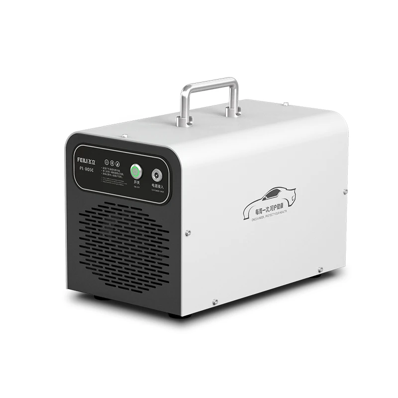 Portable Car Ozone Air Purifier Negative Ion Air Purifier Ozone Generator Remove Odor 26*15*16CM FL-803C CN;GUA Silver Feili 250