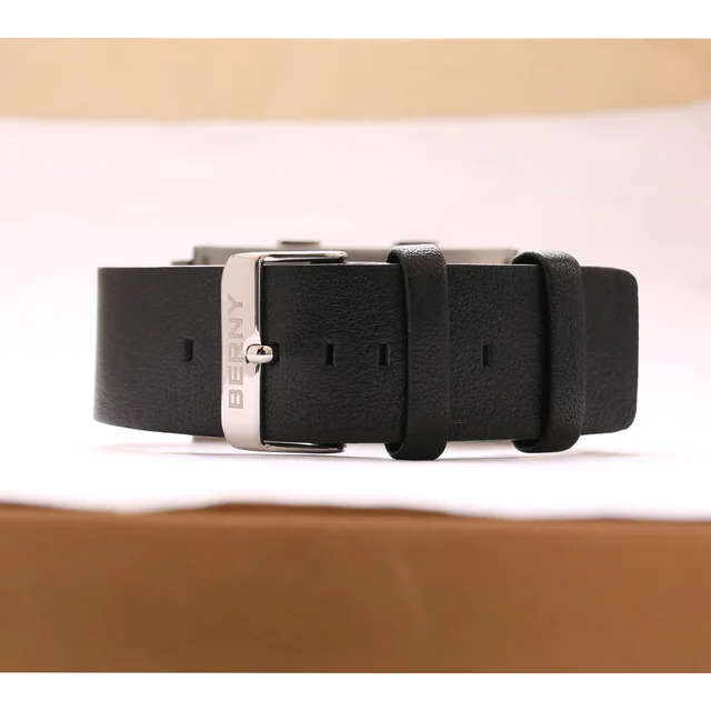 Electronic Digital Watch for Men- Case Leather Strap 5