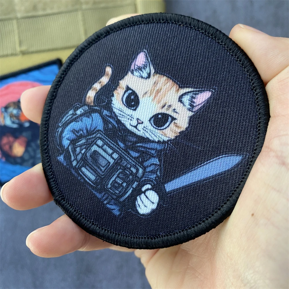 Тактический значок тигровый солдат нашивка военный замок Сибирского