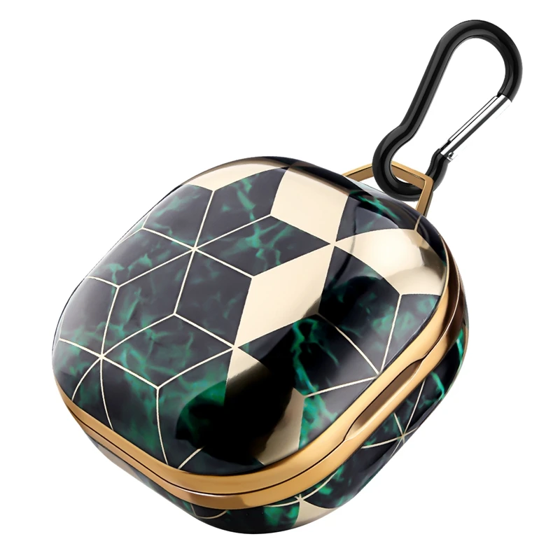 

Роскошный Гальванизированный мраморный чехол для наушников Samsung Galaxy Buds Live Buds, Беспроводная Bluetooth-гарнитура, защитный чехол