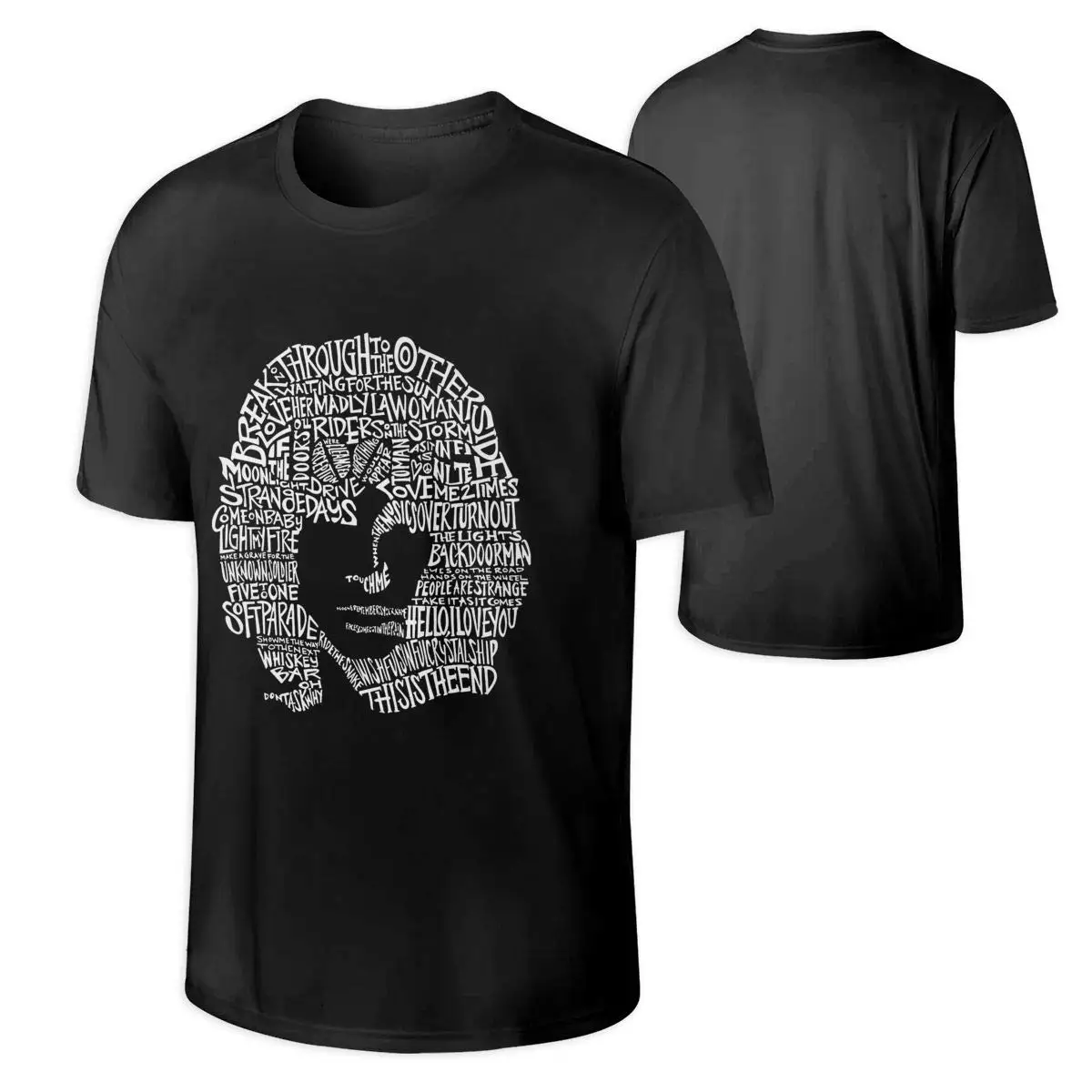 

Wusteghoodie Men Jim Morrison Music Band Outdoor Cotton T-Shirt Gift Print T Shirt Mens Short Sleeve Hot Top Tee