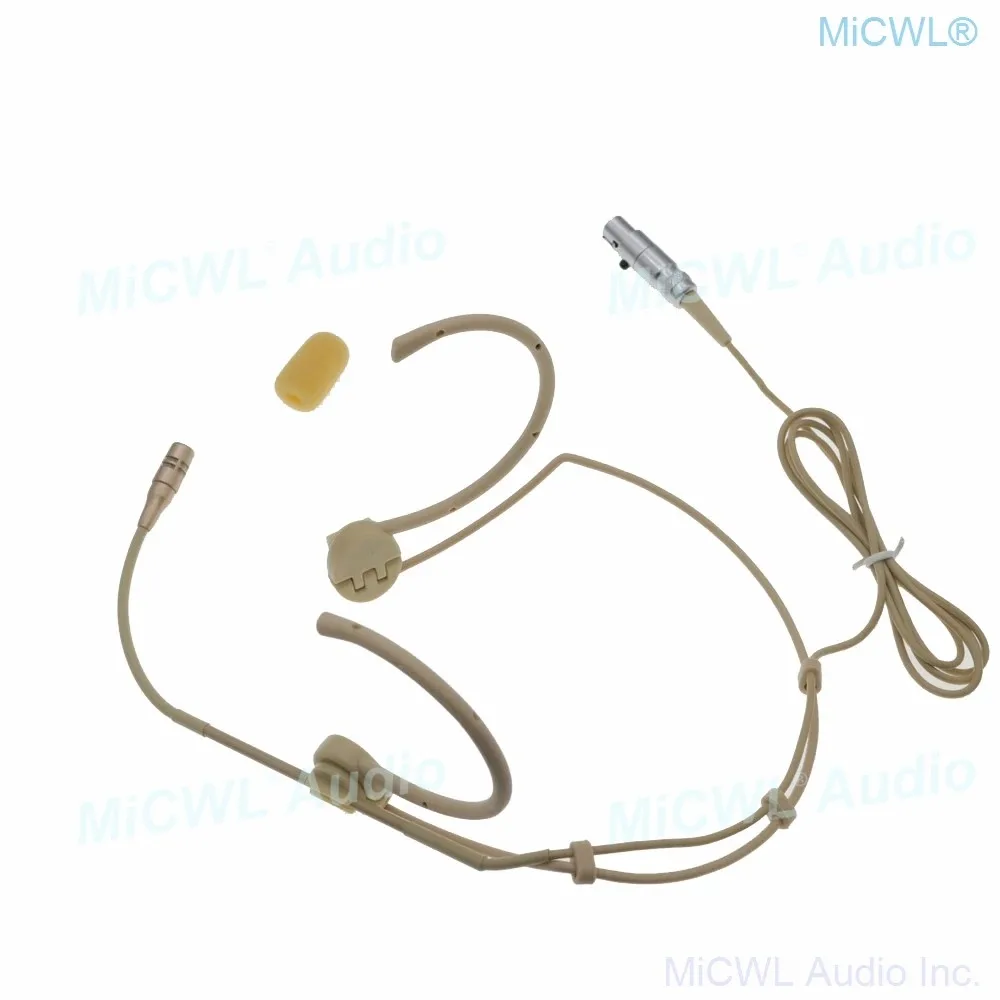 Бежевый микрофон-гарнитура WBH54 Super Cardioid для беспроводных систем Shure QLX SLX PGX ULX TQG 4Pin, со складной рамкой (art.: 3920dbcedd24f) - 3920dbcedd24f