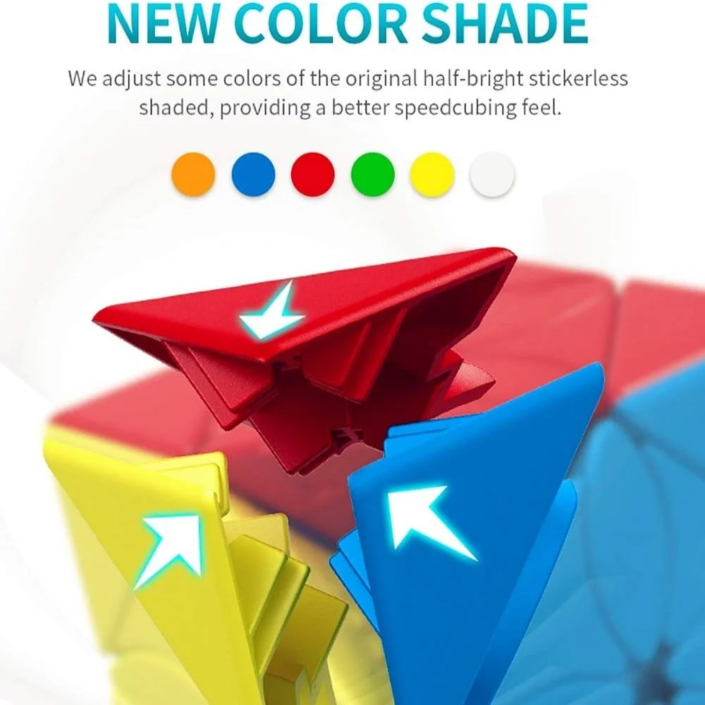 MoYu Meilong Быстроскоростной Куб С Дизайном Кленового Листа Несклеевой Волшебный