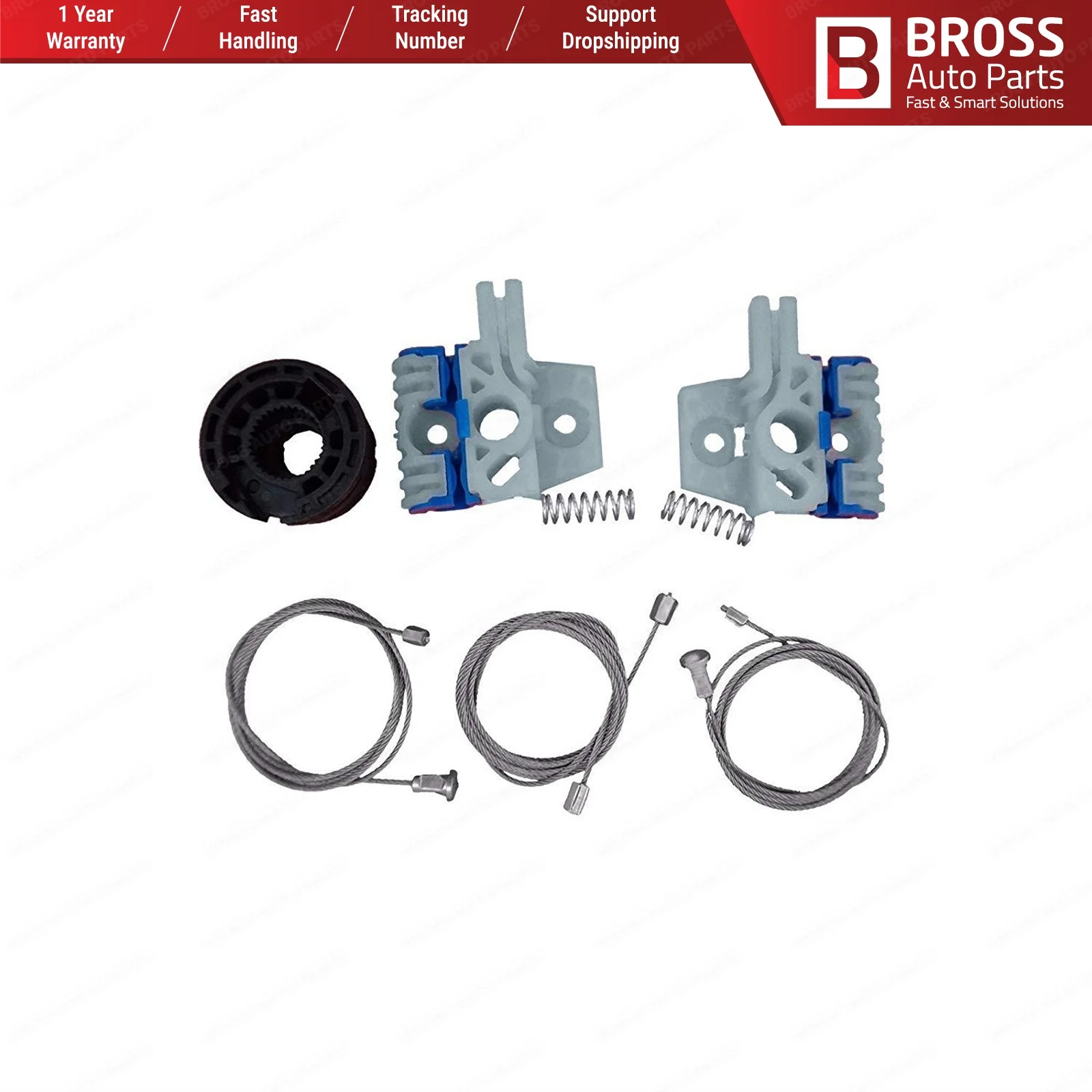 Bross BWR5056 электрический регулятор мощности для окон Ремонтный комплект передняя