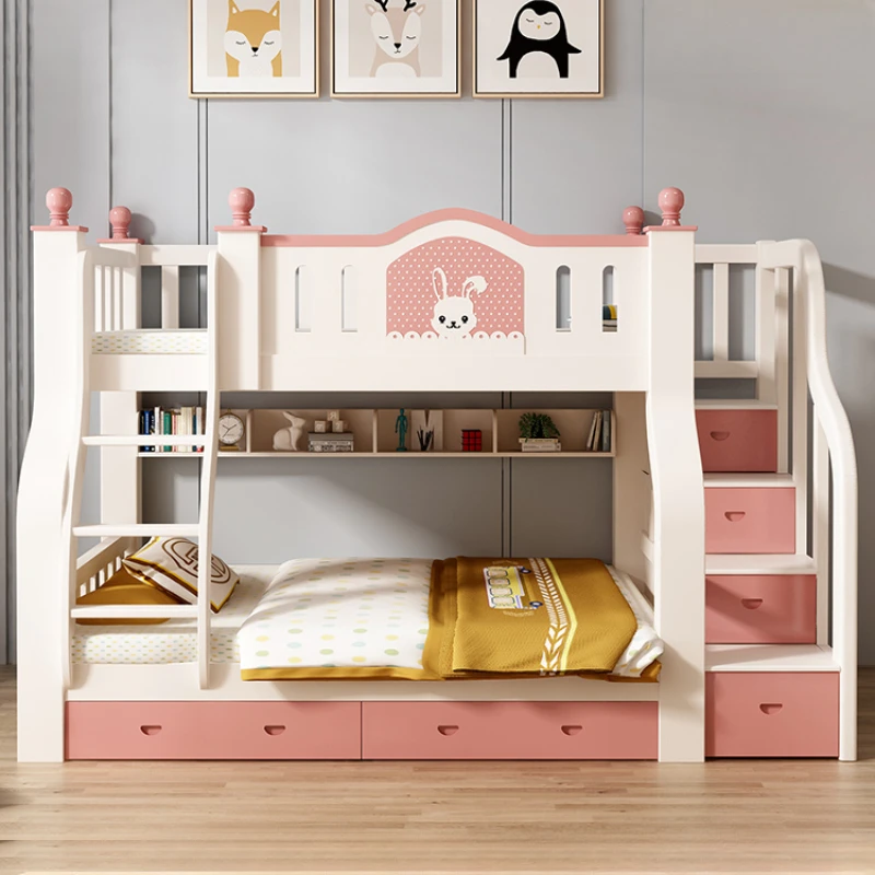 Двуспальная кровать House Queen с выдвижными ящиками современная детская двуспальная