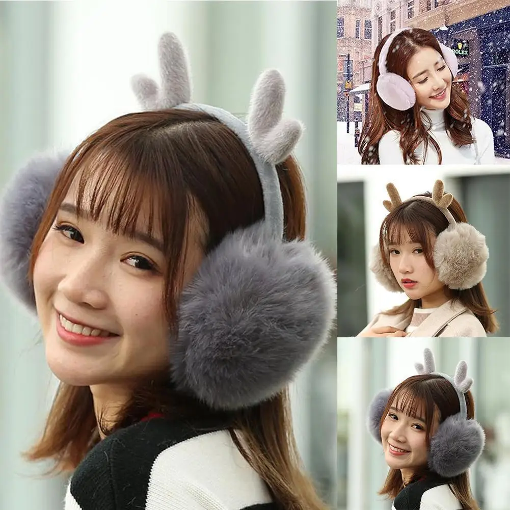 

Earmuffs Winter Earmuffs to Keep Warm Female Students Korean Antifreeze the Earmuffs Wraps Version Ear Cute of Folding I3D8