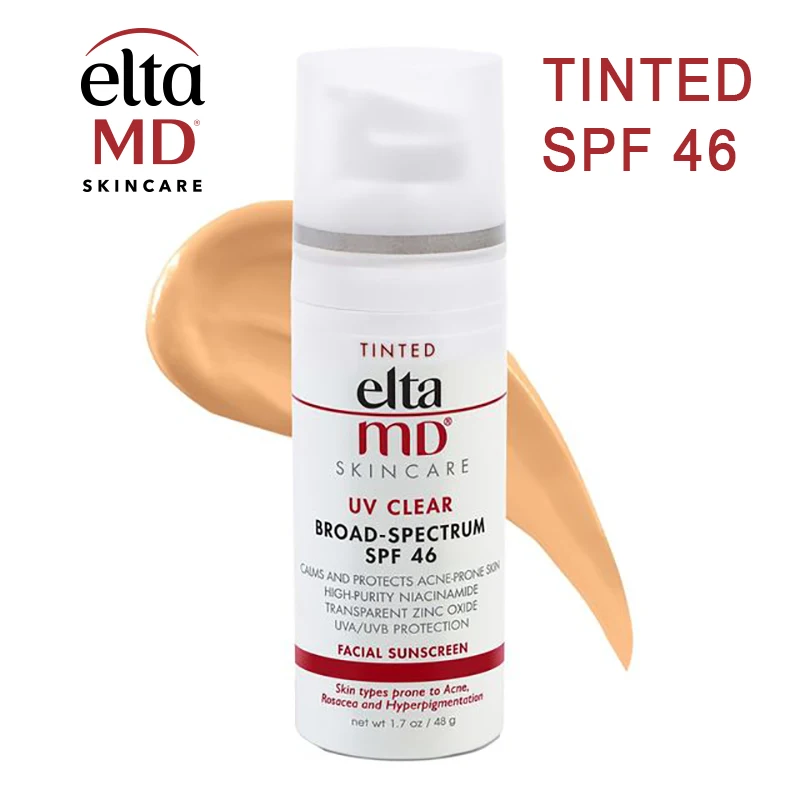 

Elta MD UV Clear SPF 46 Tinted Face Sunscreen Broad Spectrum Sunscreen for Sensitive Skin and Acne-Prone Skin Oil-Free Sunscreen