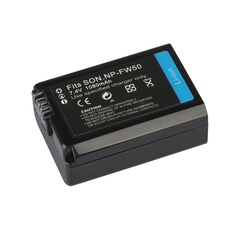 Зарядное устройство NP FW50 для Sony Alpha A6500 A6300 A6000 A5000 A3000 A7R 1080 мА/ч аккумуляторов с