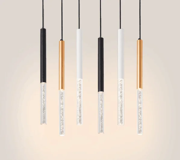 

LED pendant lamp hanging lamp Dimmable 3cm Aluminum&Acrylic home Kitchen Island dining living room bar droplight fixture