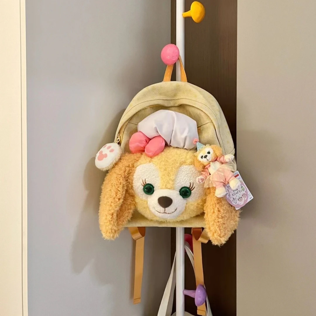 

Duffy Bear New Friends Stellalou Cookie Dog Plush Doll Handbag Duffy Cookie Messenger Backpack ard purse for Girls
