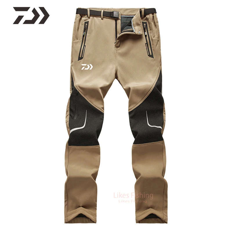 

Daiwa Fishing Pants Winter Waterproof Outdoor Warm Daiwa Fishing Clothes Thick Sports Fishing Trousers Soft Shell Pants Men