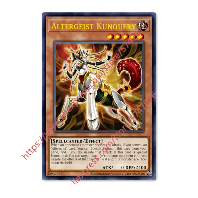 

Yu Gi Oh Altergeist Kunquery SR Japanese English DIY Toys Hobbies Hobby Collectibles Game Collection Anime Cards