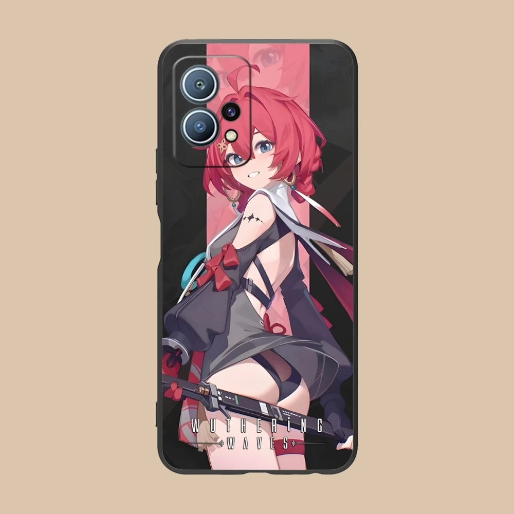 Wuthering волны Danjin Чехол для мобильного телефона Huawei P60 P50 P40 P30 P20 P10 P9 P8 Pro Lite Plus черный