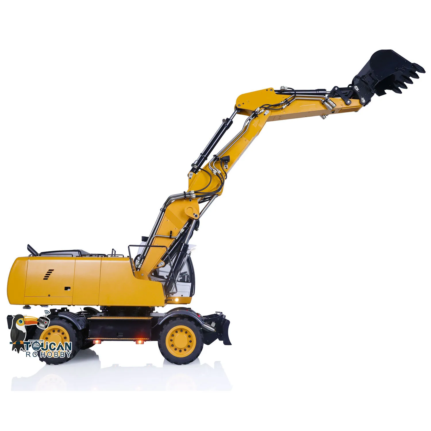 Радиоуправляемый экскаватор TOUCAN PL18EV 1/14 белый