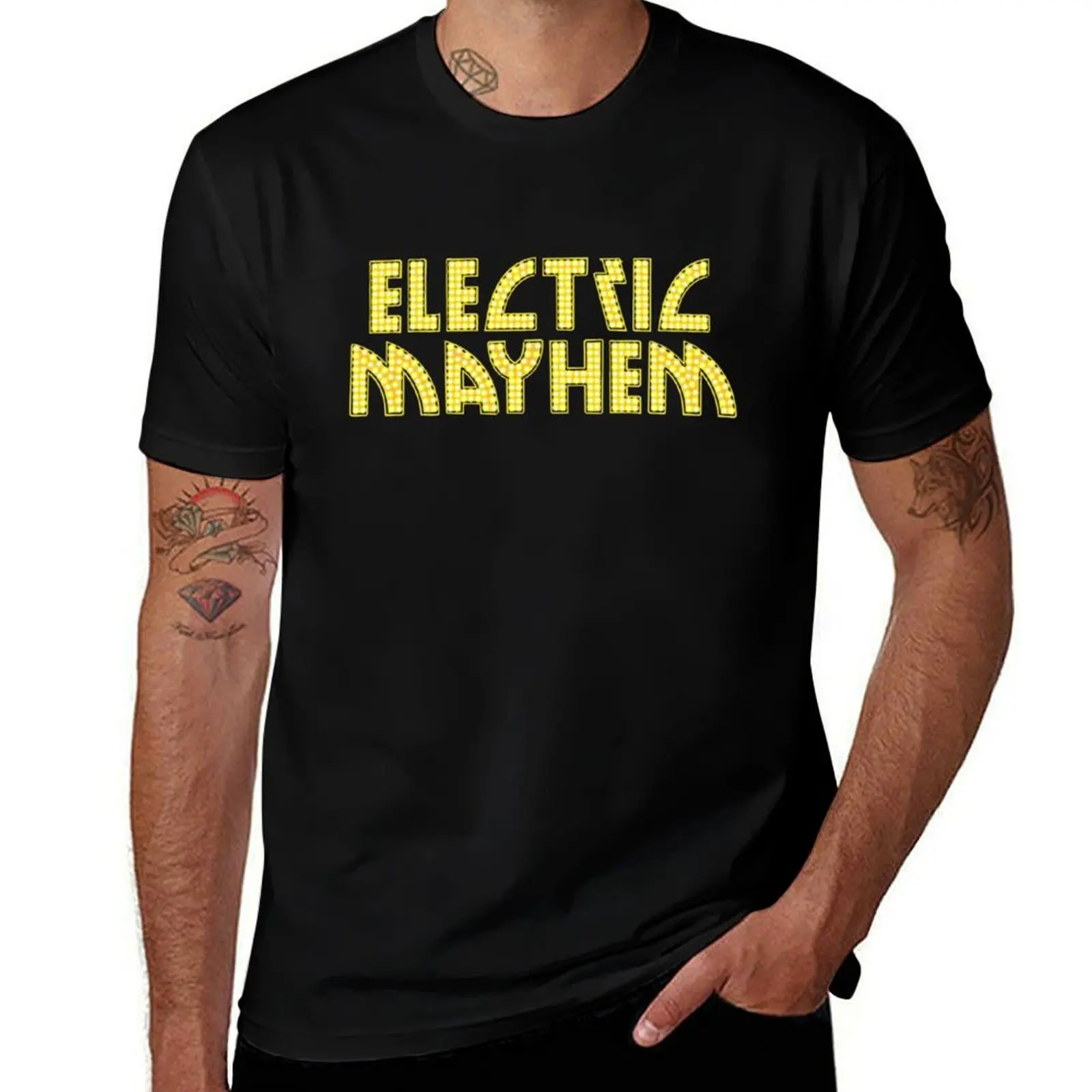 Фото Футболка Electric Mayhem с универсальным принтом и короткими рукавами №1