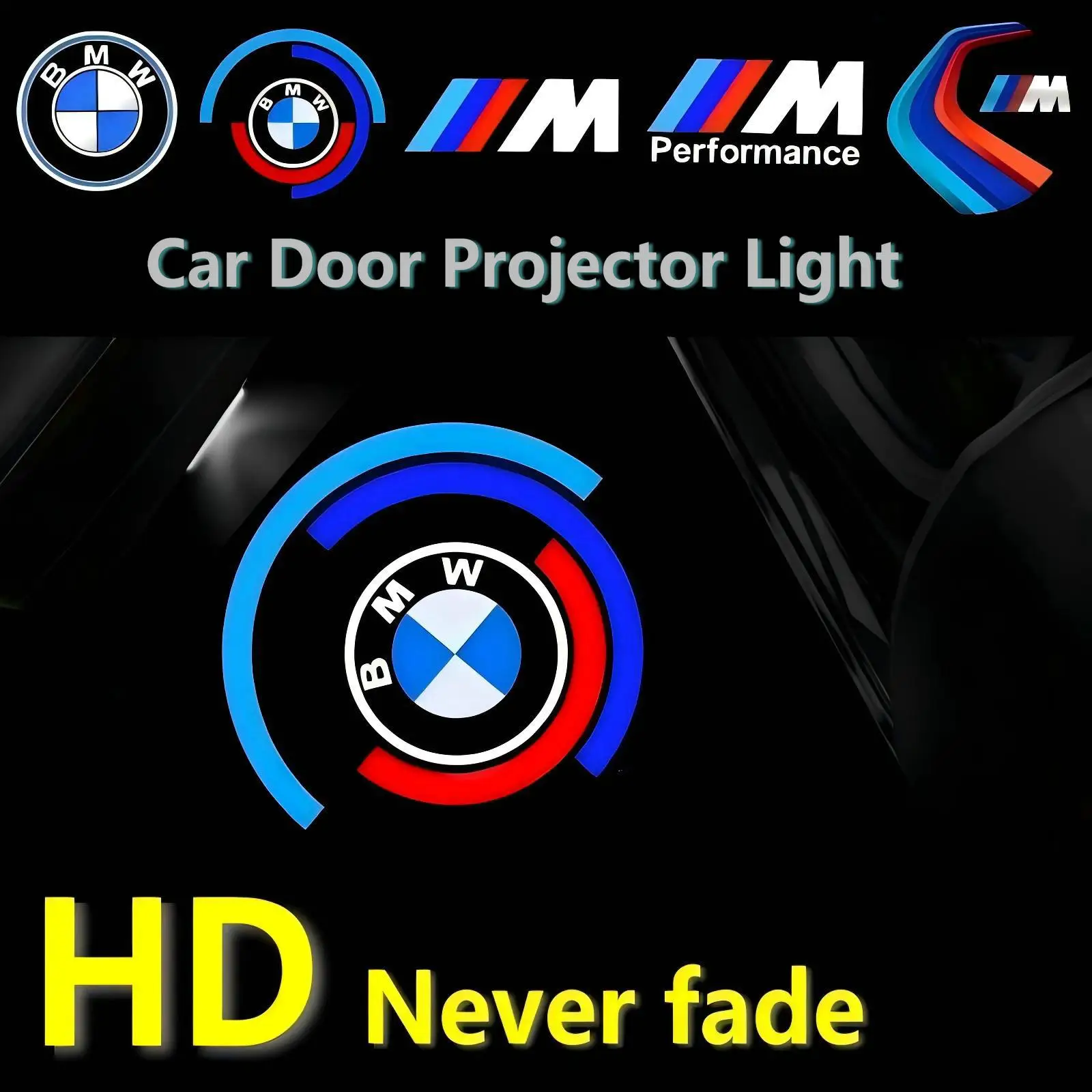 2 шт. HD для BMW серии F45 F46 M 2014 2015 2016 2017 2018 автомобильная дверь светодиодный проектор