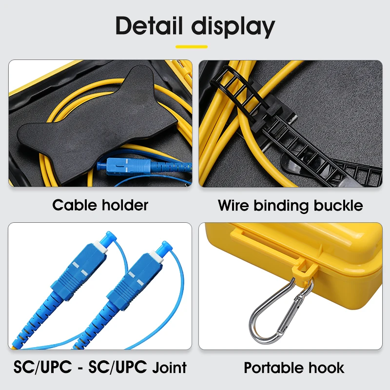 OTDR Fiber Tester SC/UPC-SC/UPC Test Extension Cable Fiber Jumper Box 500M 1Km 2Km