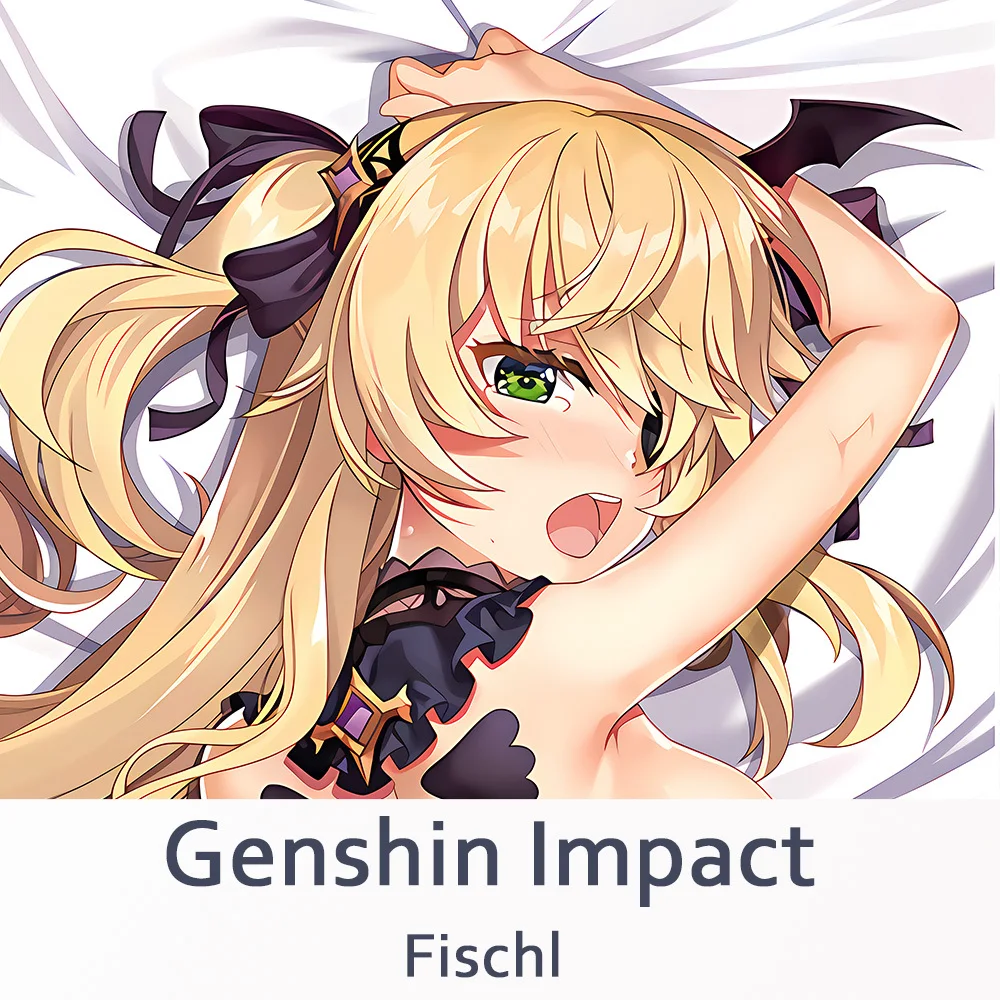 Чехол Genshin Impact Fischl Peakin Keqing Hing наволочка для тела постельное белье Dakimakura