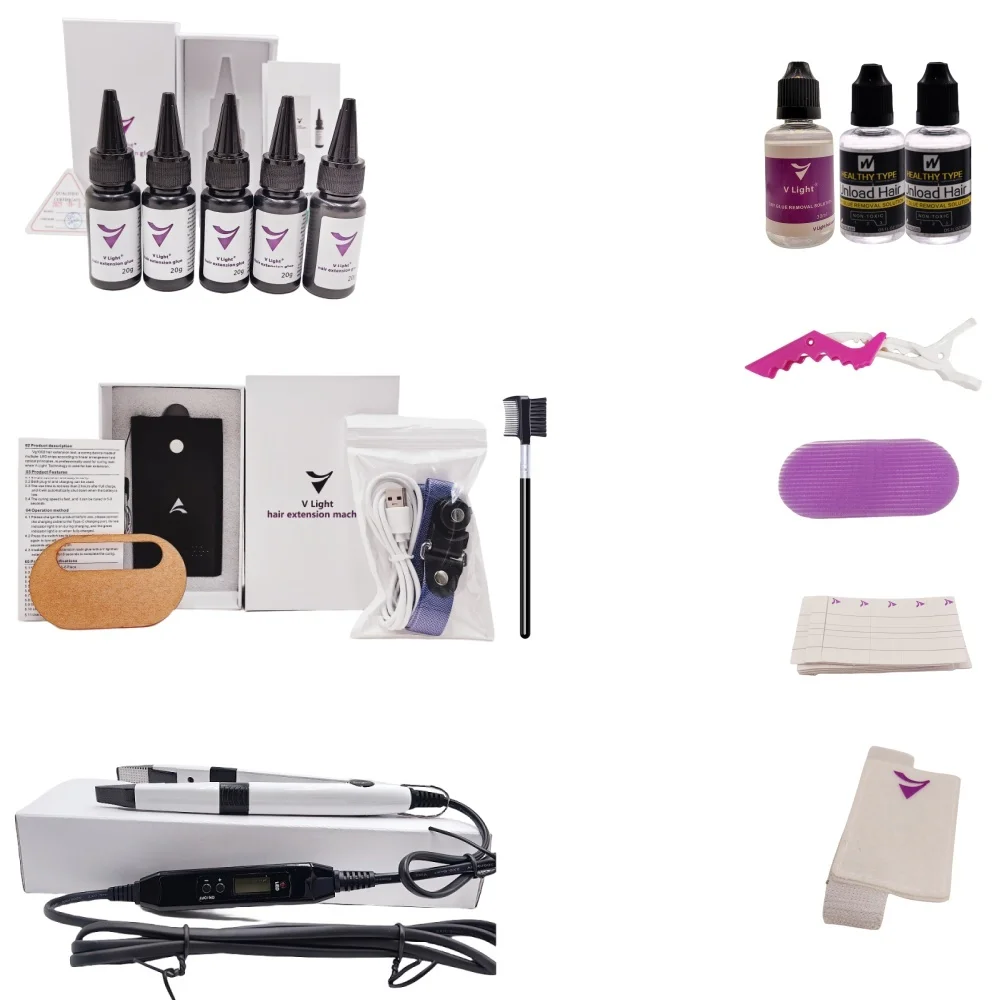Инструмент для наращивания волос V-стандартная Технология набор парик кусок