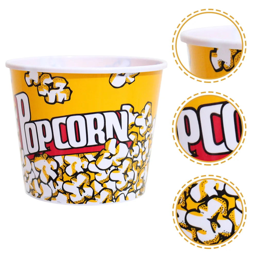 

10 Pcs Popcorn Bucket Cardboard Box Trays Decorative Paper Snacks Containers Gift Boxes Candy Serving Cinema Favor