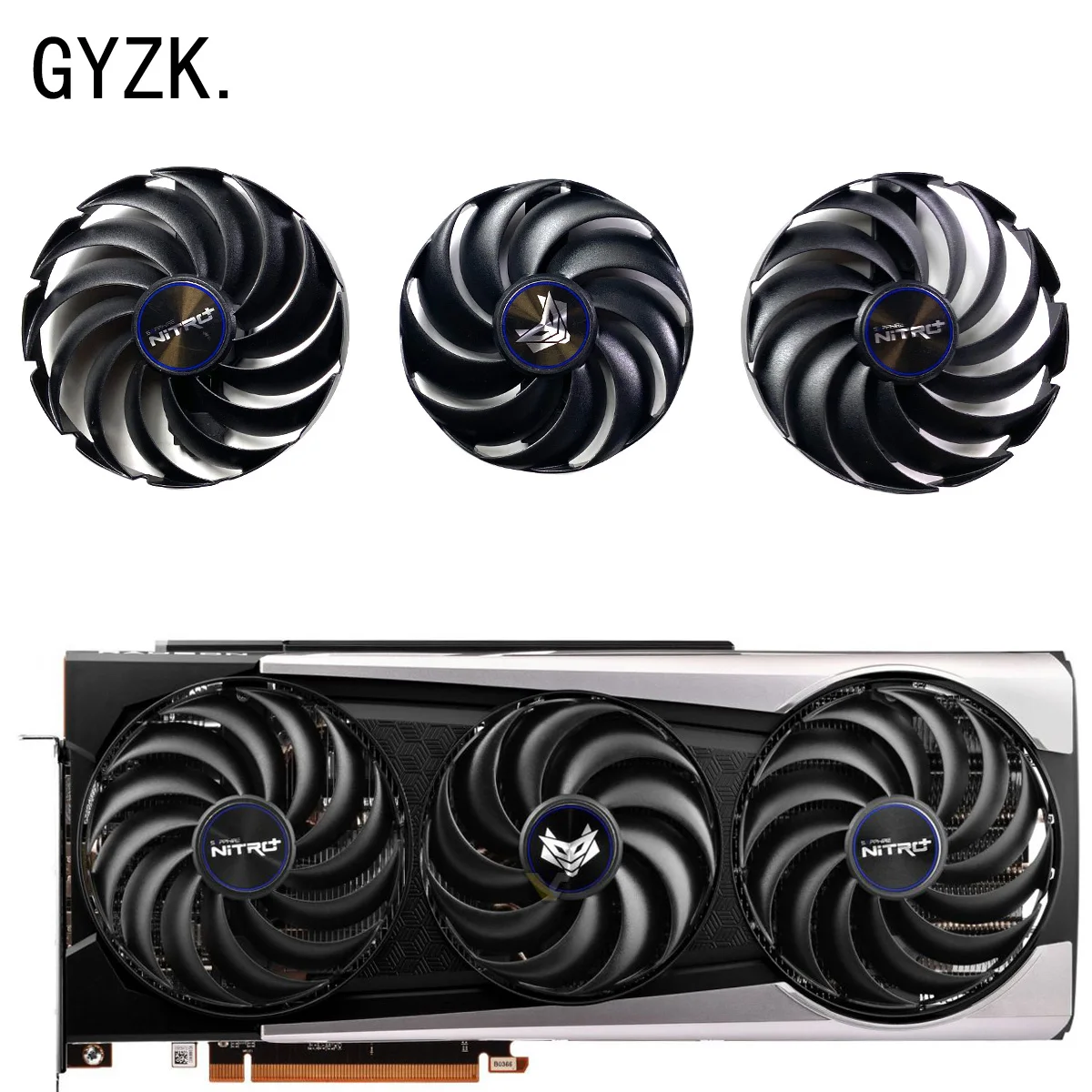 Новый сменный вентилятор для видеокарты SAPPHIRE Radeon RX6800 6800XT 6900XT NITRO FDC10U12D9-C