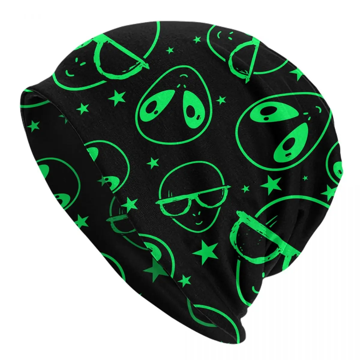

Alien Bonnet Hat Knit Hat Cool Outdoor Skullies Beanies Hats Unisex Warm Multifunction Cap