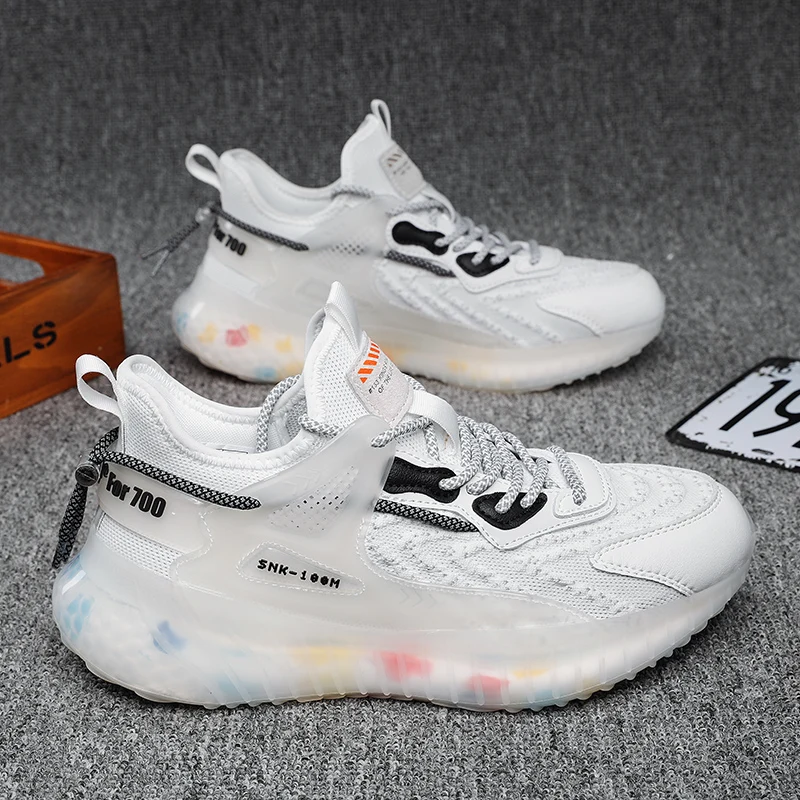

Trendy Sneakers Men Summer Breathable Fashion Mesh Men's Casual Shoes Lightweight Vulcanize Shoes Man Walking Sneakers