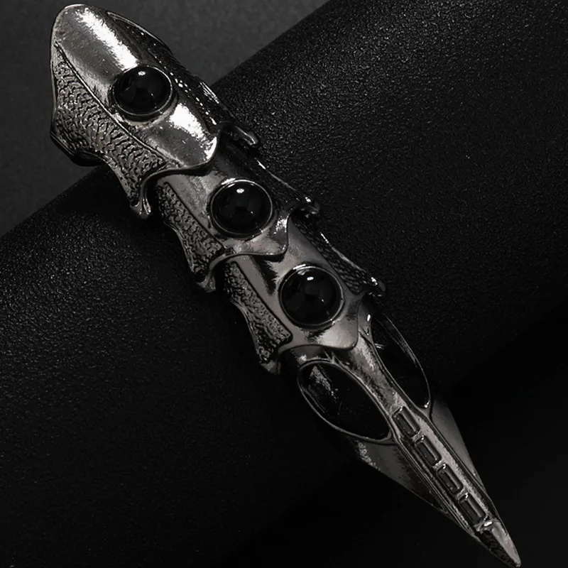 Мужское Открытое кольцо в стиле панк/готика с двойной петлей