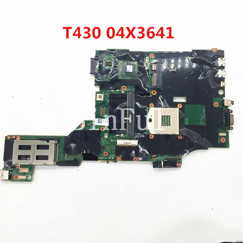 Free Shipping High Quality Mainboard For Lenovo Thinkpad T430 T430I Laptop Motherboard 04X3641 Pga 989 QM77 DDR3 100%Full Tested