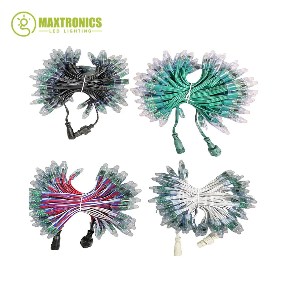 1000 шт. DC12V 18awg светодиодный пиксельный модуль WS2811 12 мм RGB гирлянда адресная вывеска