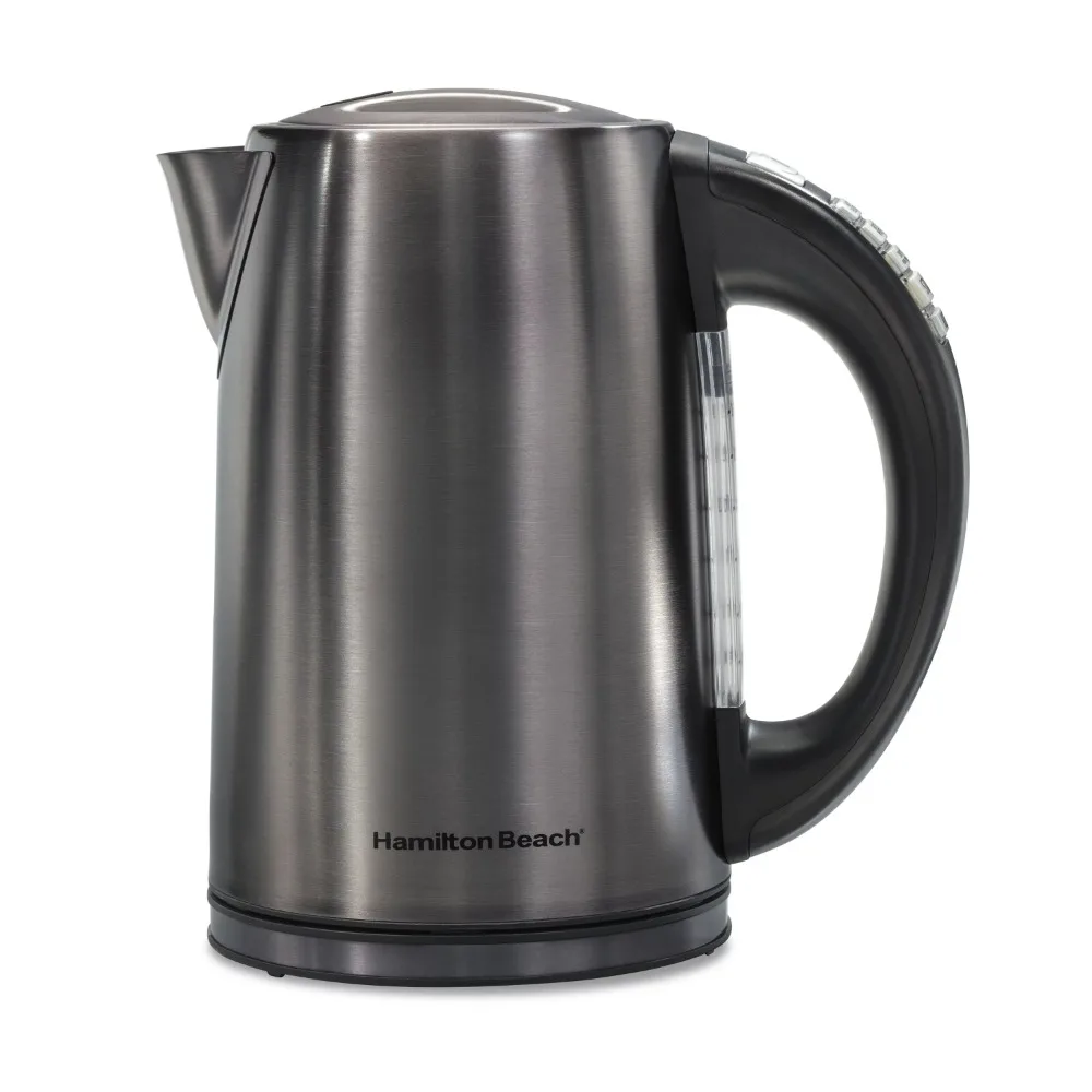 

1.7 Liter Variable Temperature Electric Kettle Brushed Black Stainless Steel