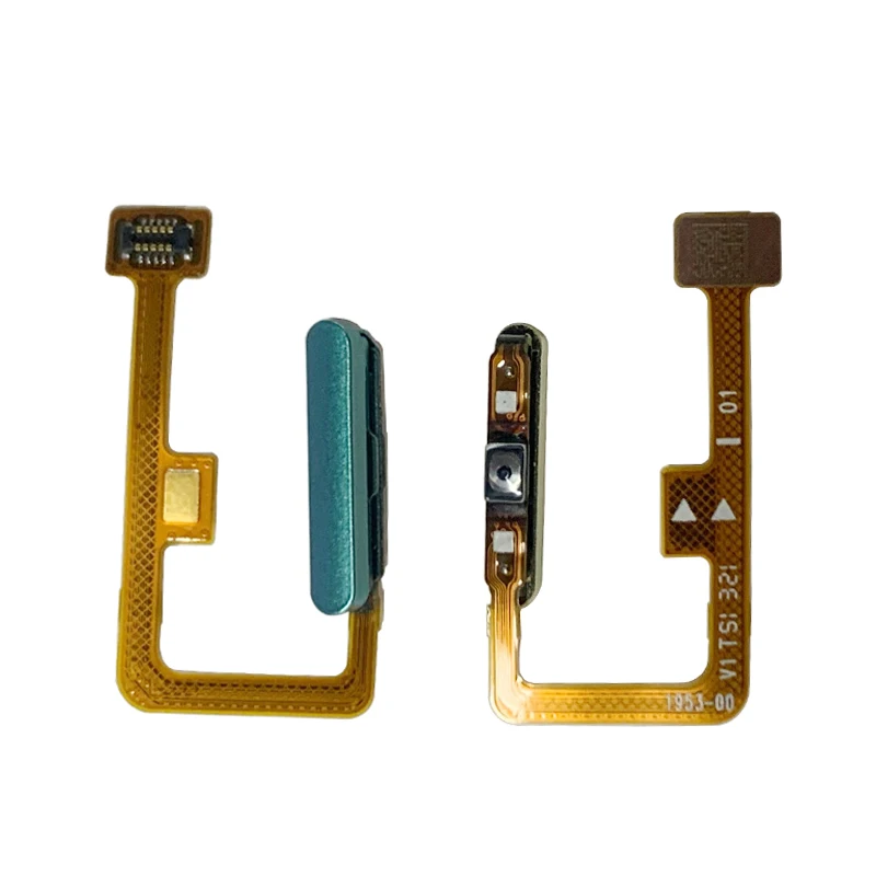 Original Fingerprint Sensor Home Button Flex Cable For Xiaomi Mi 11 Lite Touch Sensor Scanner Repair Parts
