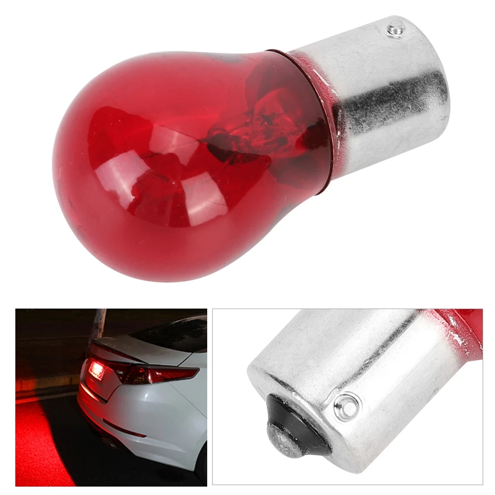 

12V Car Brake Stop Signal Turn Tail Lamp Light Bulb Red 1156 S25 BA15S car accessories Universal Replacement Car Tools