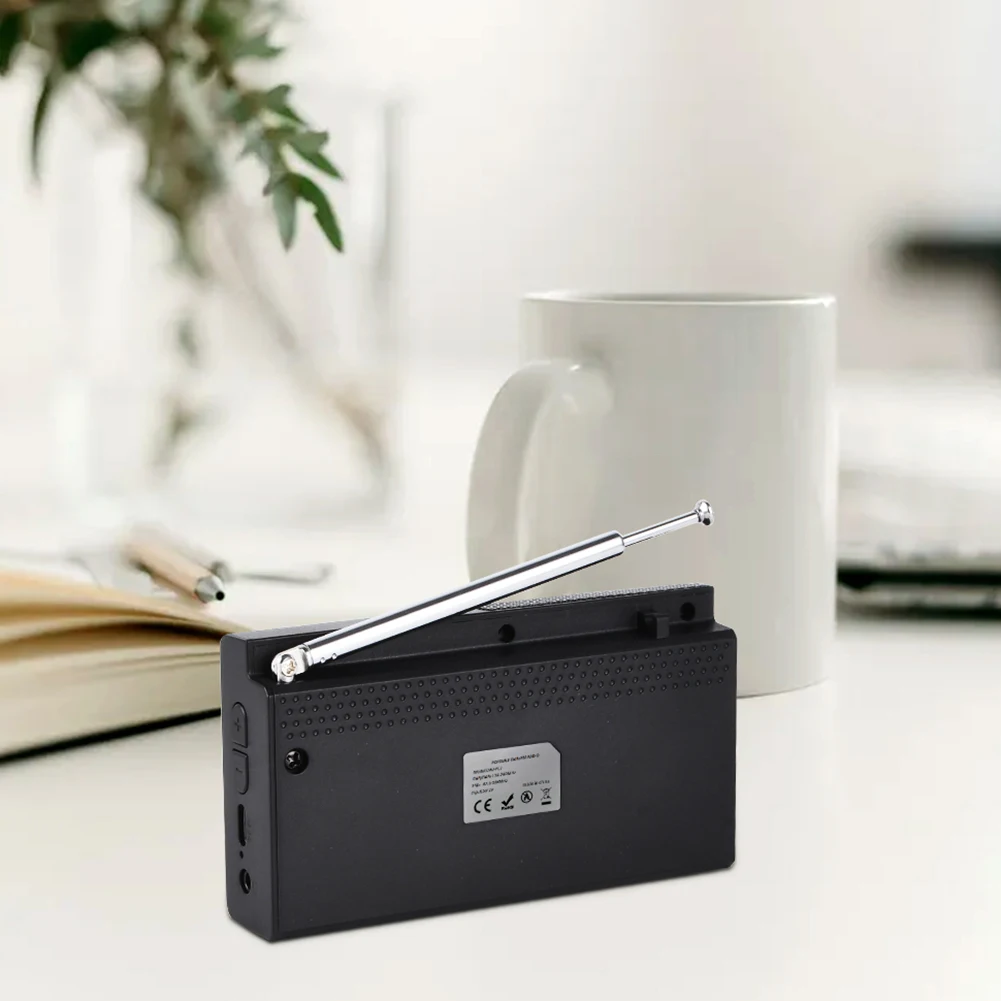 Портативный цифровой радиоприемник DAB/DAB +/FM 3 5 мм стерео Bluetooth будильник с