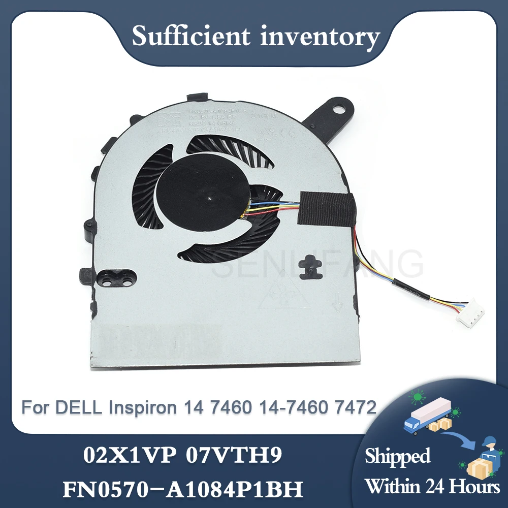 Вентилятор для процессора DELL Inspiron 14 7460 14-7460 7472 02X1VP 07VTH9 FN0570-A1084P1BH