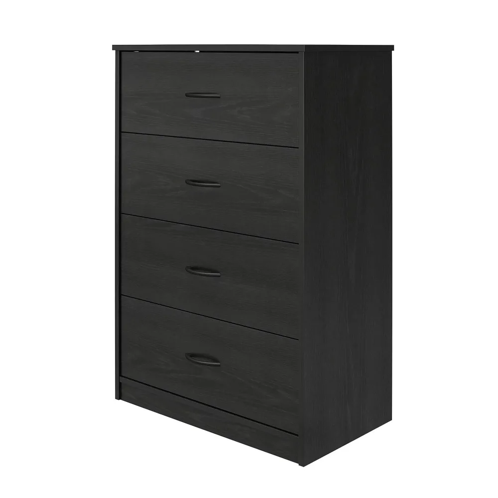 

Classic 4 Drawer Dresser Dressing Table Black Oak Freight Free Furniture Bedroom Home