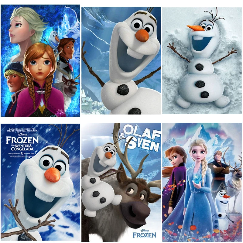 

Алмазная 5D картина Disney, мультяшная вышивка крестиком, полноразмерная круглая Алмазная вышивка «холодная Принцесса Эльза и Анна», мозаика, д...