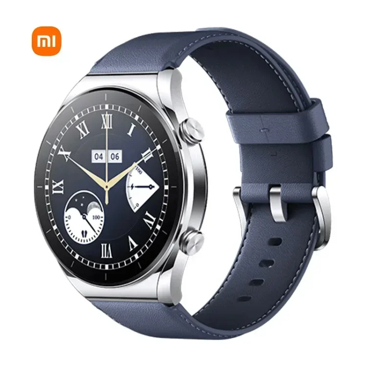 Смарт-часы xiao Mi Watch S1 GPS 1 43 дюйма AMOLED сапфировый дисплей bloo oxyg беспроводная зарядка