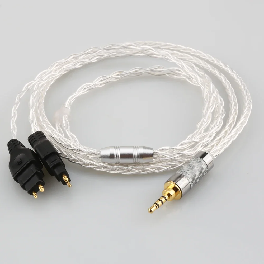 3 5 мм 2 XLR 4 8-ядерный посеребренный кабель для наушников OCC Sennheiser HD580 HD600 HD650 HDxxx HD660S