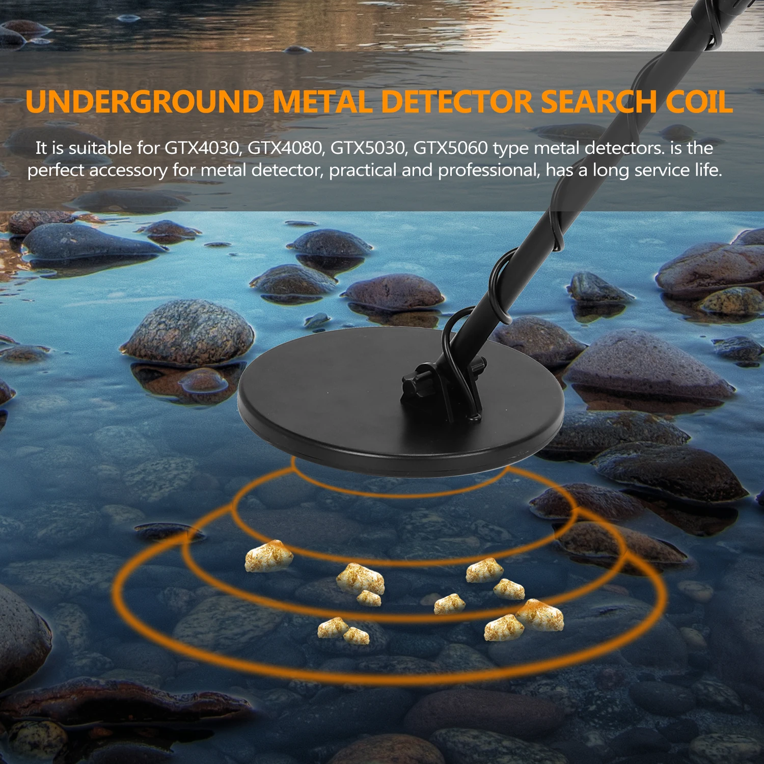 

Professional Metal Detector Search Coil Metal Finder Accessories Search Coil Detecting Coils for GTX4030 GTX4080 GTX5030 GTX5060