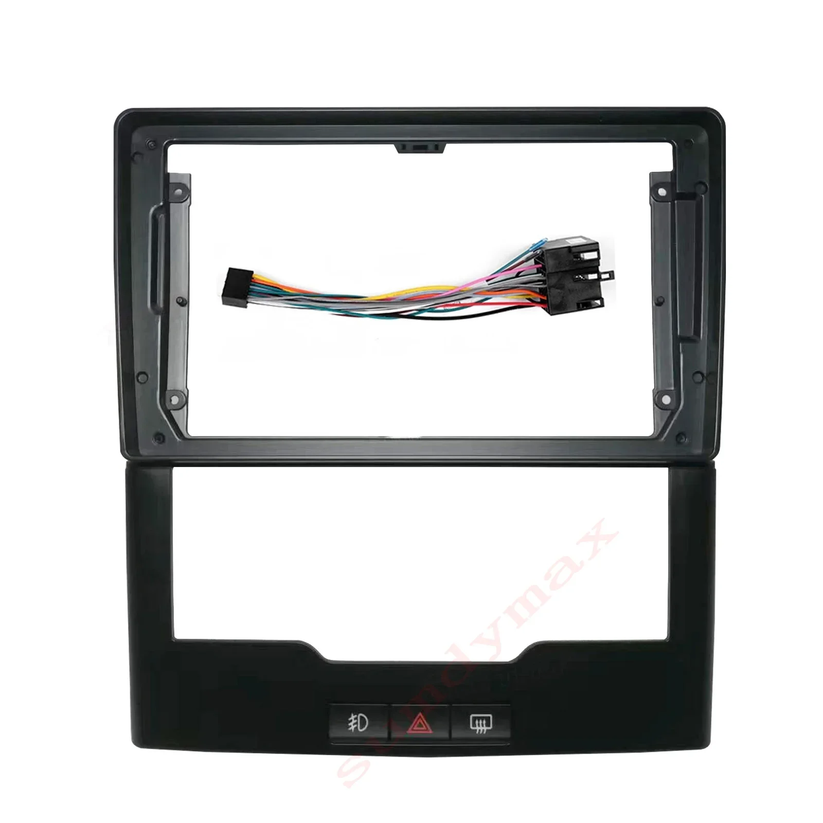 Фото 9-дюймовая рамка автомобильного радиоприемника для kia pride saipa 2015-2019 Audio Android Player Fascia Dash Mount Trim Kit GPS DVD Stereo Panel №2