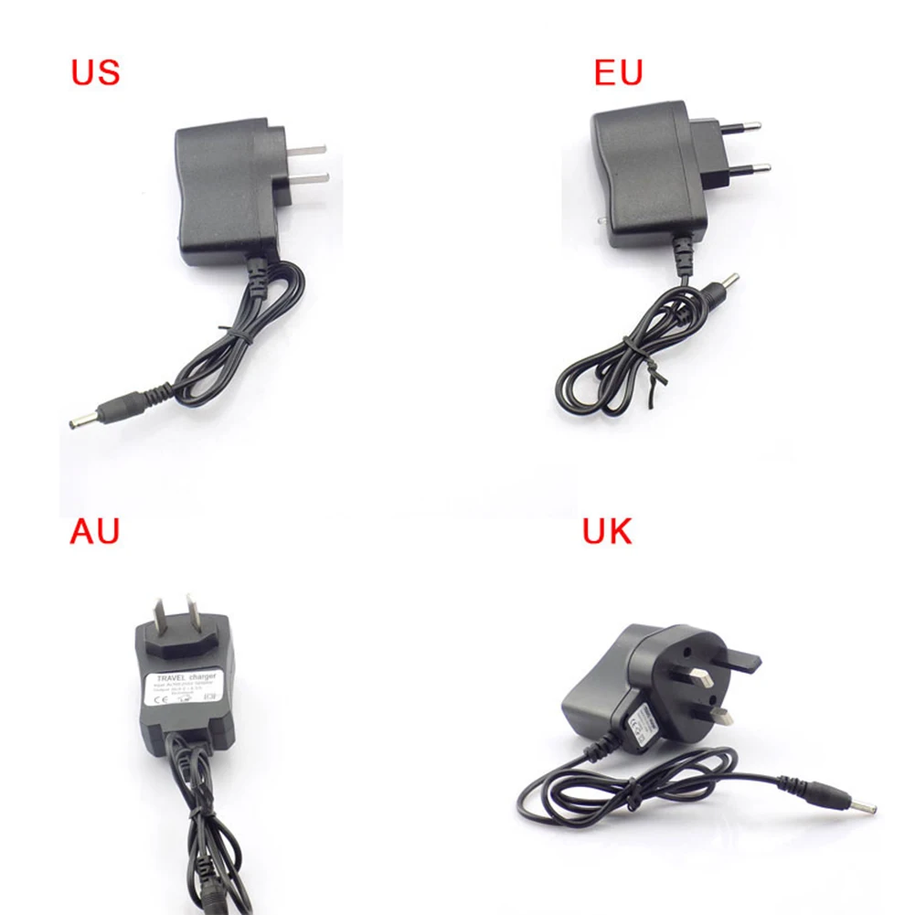 

AC DC 4.2V 500MA 1865O Battery Wall Charger Plug US/EU/UK/AU Plug For LED Headlamp Torch Adapter Fit Flashlight Charging