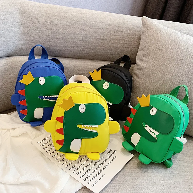 

New dinosaur backpack cartoon children's backpack children's everything Oxford cloth kindergarten baby bag kids bags for girls