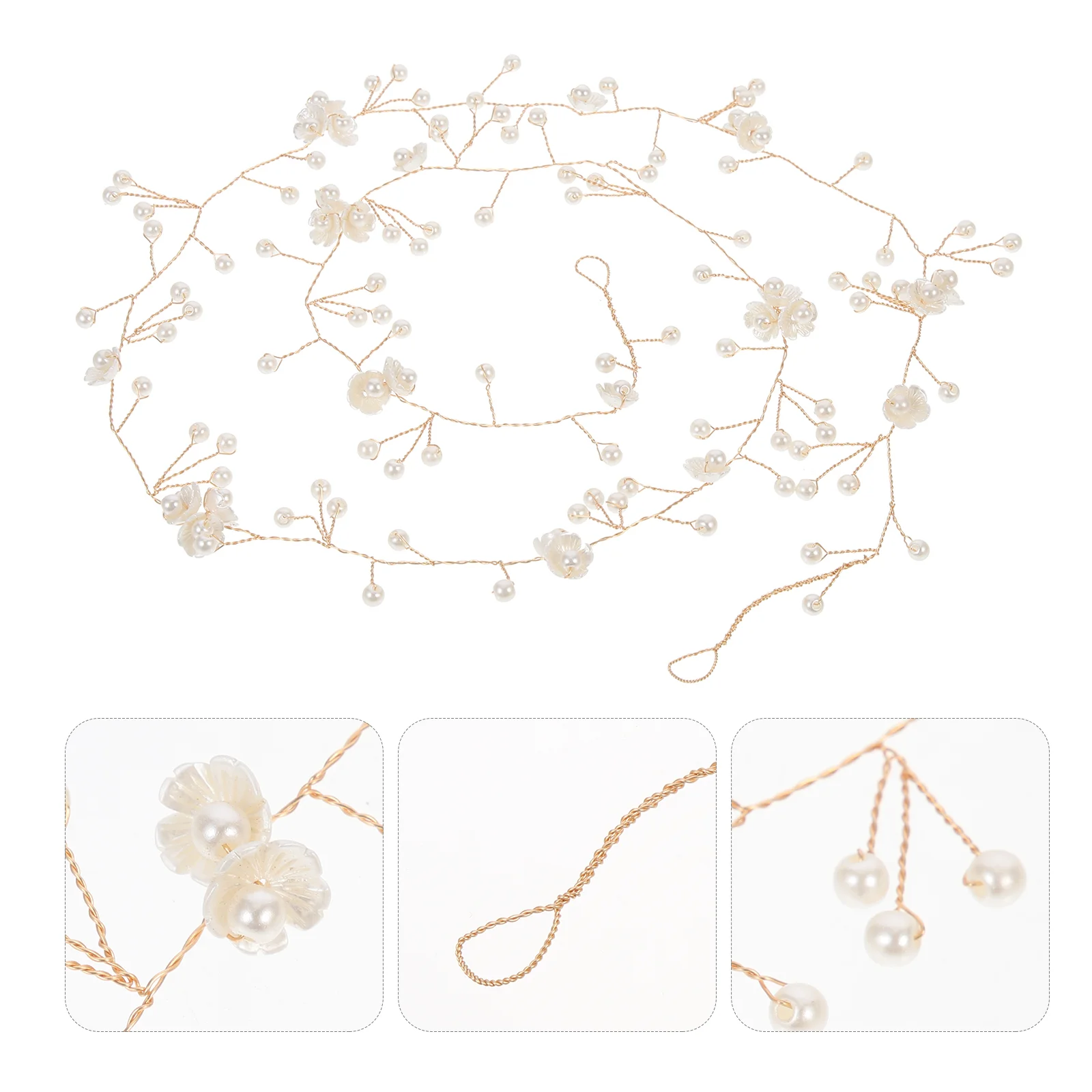 Аксессуары для волос инкрустированная жемчугом лоза повязка на голову женщин