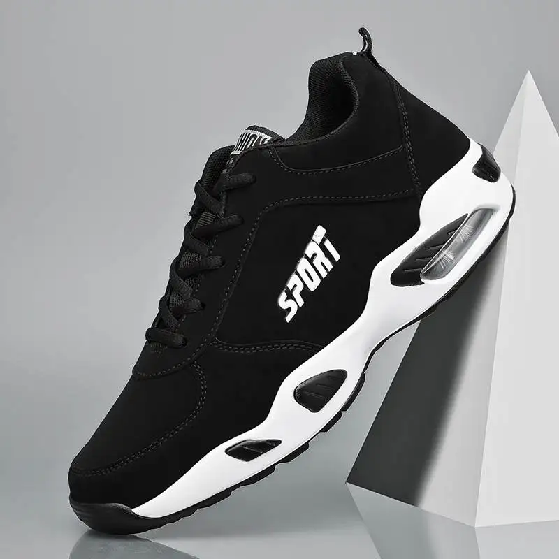 

Мужские модные кроссовки, мужская зимняя обувь для велоспорта с резиновой подошвой, мужская белая спортивная обувь, Новая повседневная кла...