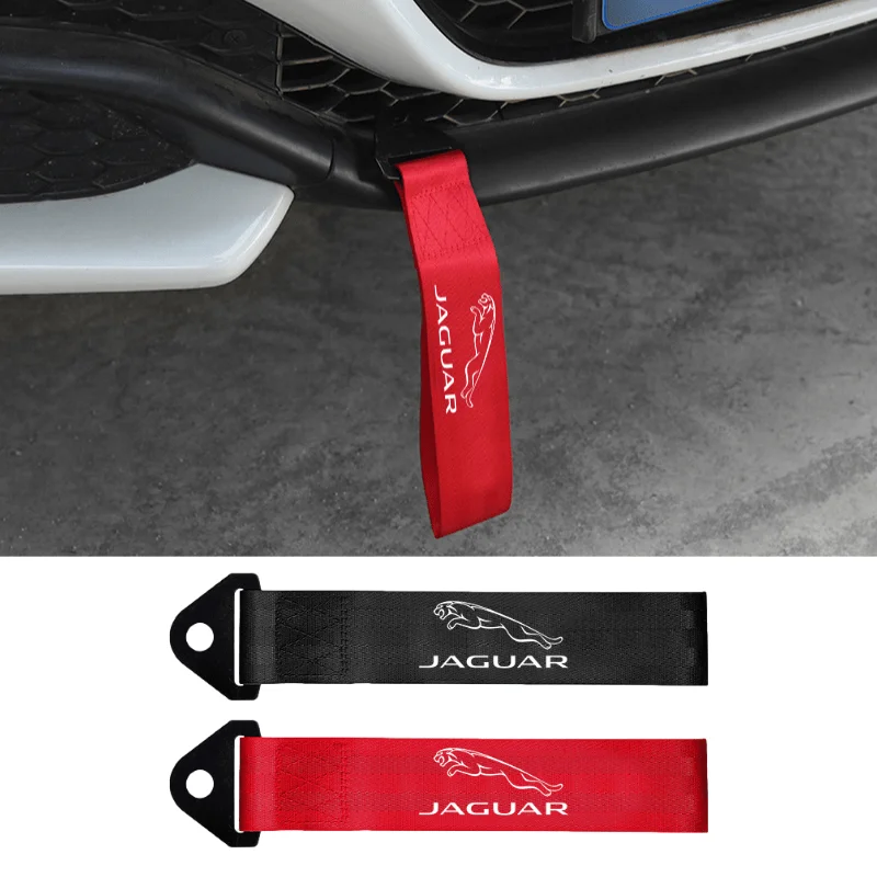 

Car Trailer Belt Tow Rope for Jaguar Logo X Type F-Type E-pace XJS XK XK8 XF XJ X351 XJL XEL XFL F Pace S-Type XJ6 XKR XE I-pace